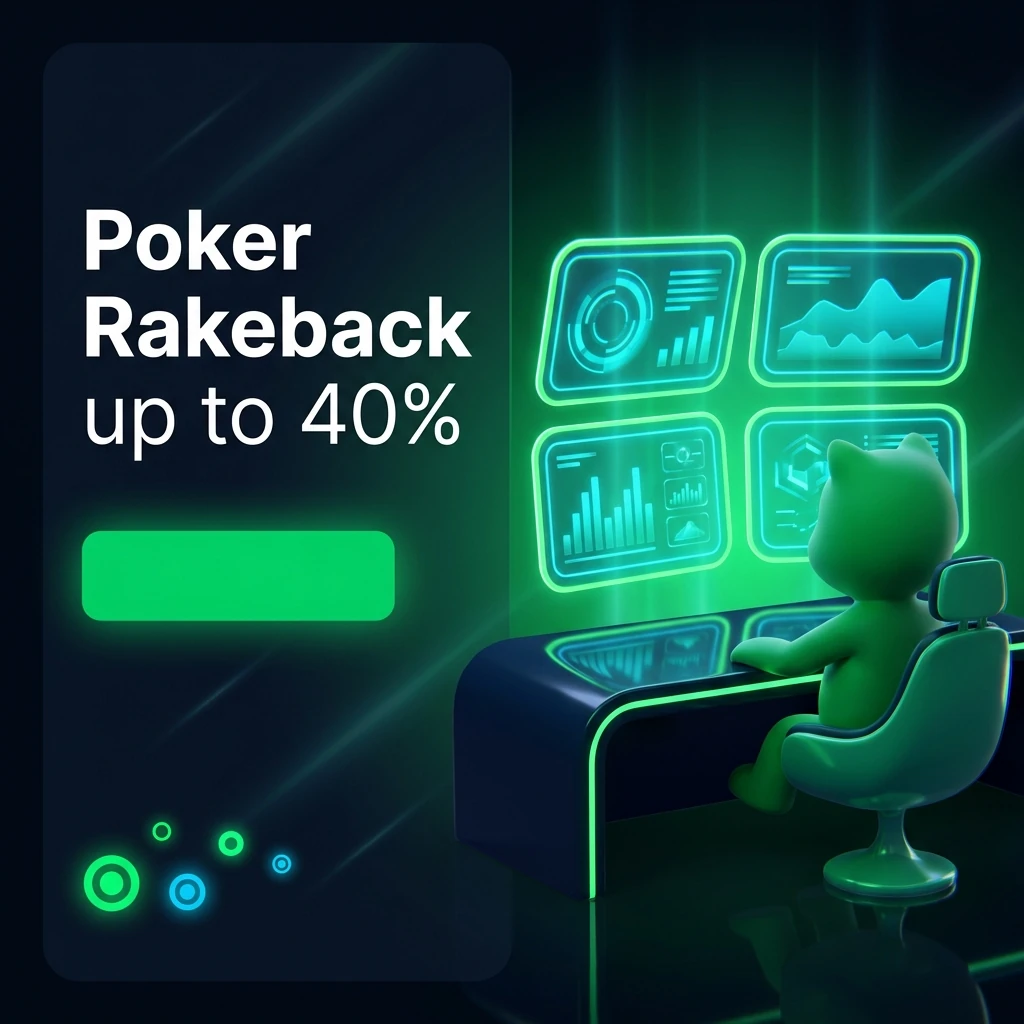 Poker Rakeback up to 40%